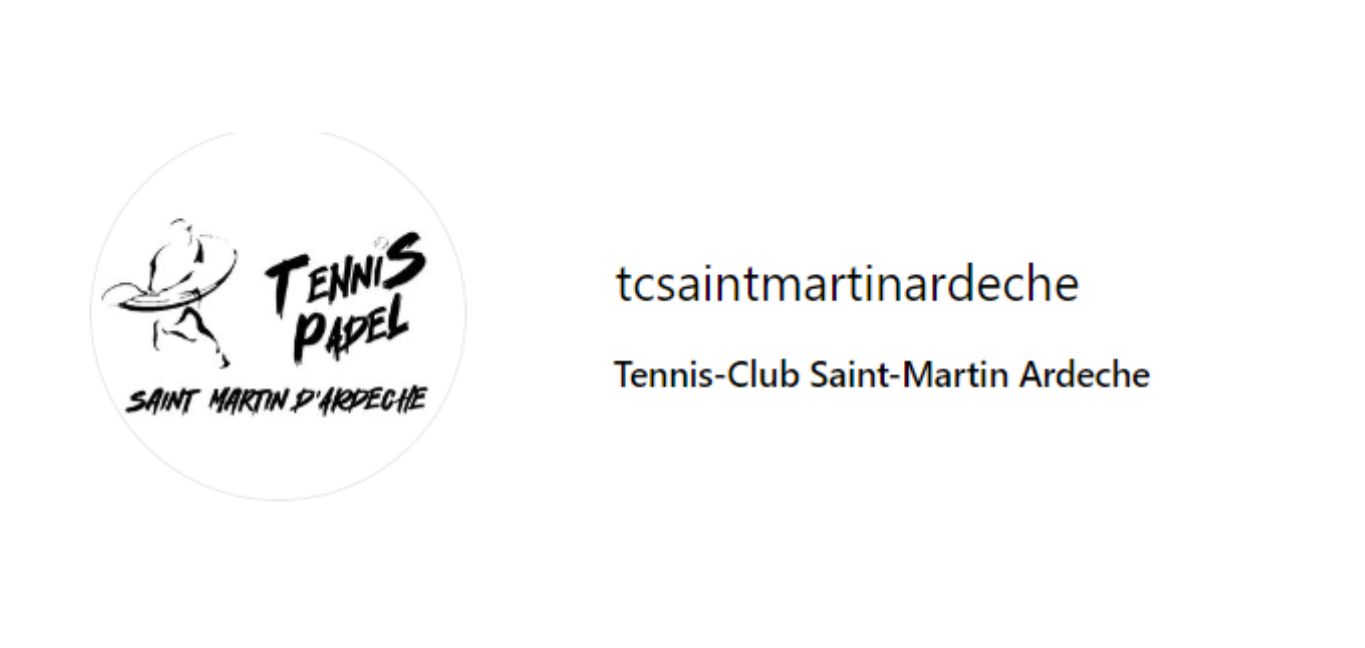 page instagram tennis club SMA